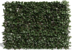 DOEWORKS Expandable Fence Privacy Screen for Balcony Patio Outdoor(Double Sides Leaves), 1PC Faux Ivy Fencing Panel for Backdrop Garden Backyard Home Decorations