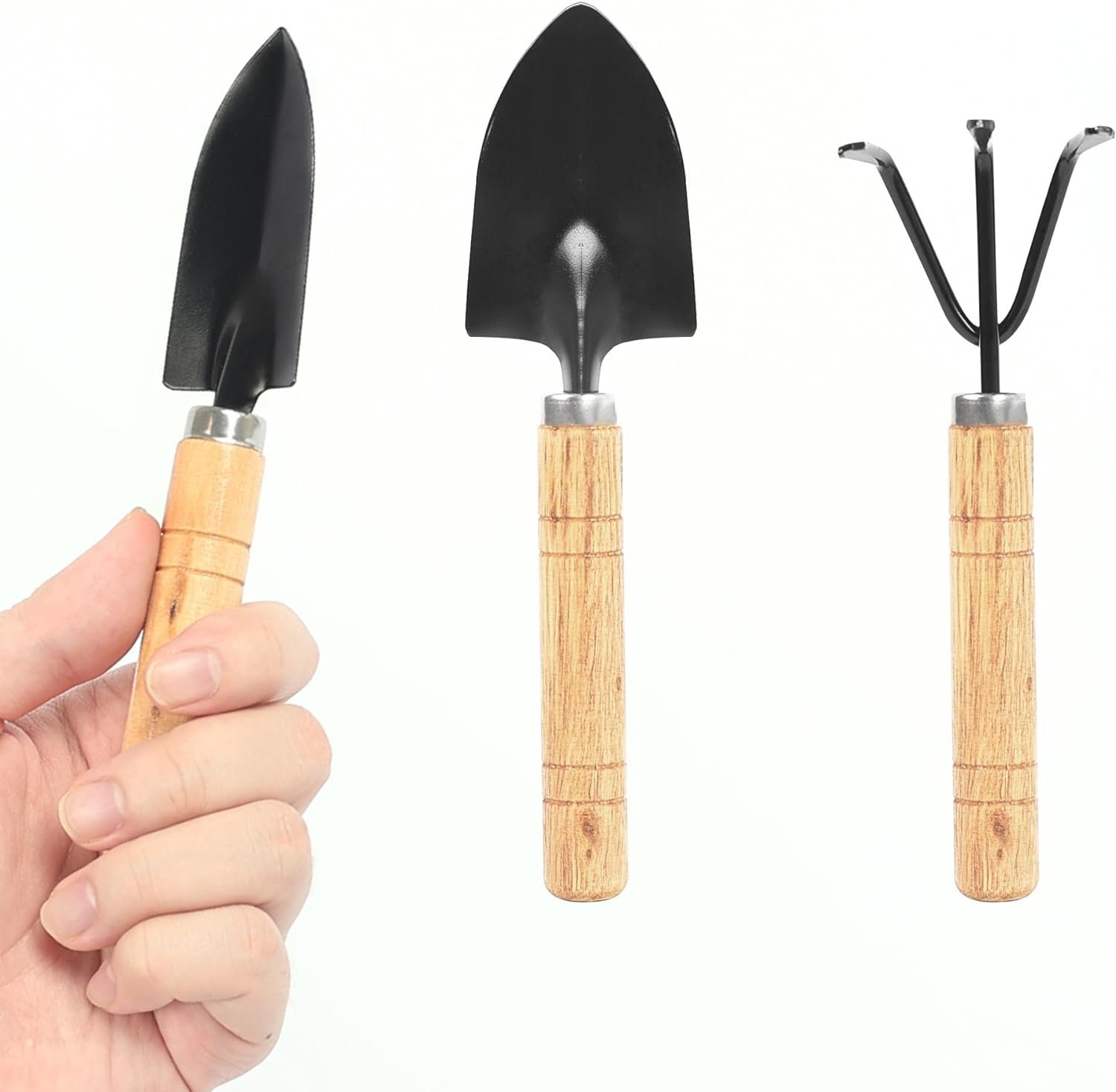 Gardening Tool Set:3 Small Garden Tool, Garden Spade Hand Shovel,Shovel, Gardening Tool Set:3 Small Garden Tool, Garden Spade Hand Shovel,Shovel, Trowel and rake. Garden Spade Hand Shovel, Weeding, and Transplantation