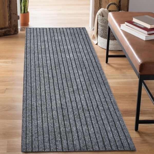 2' x 6' Runner Rugs with Rubber Backing, Outdoor Indoor Utility Non Slip Carpet Rug Runner for Hallway, Custom Size Area Rugs Mat for Entryway Balcony Patio Kitchen Garage Stair Laundry