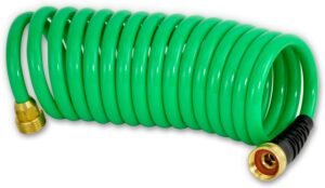 3/8 inch Self Coiling Garden, RV, Outdoor Water Hose (15.00, Green)