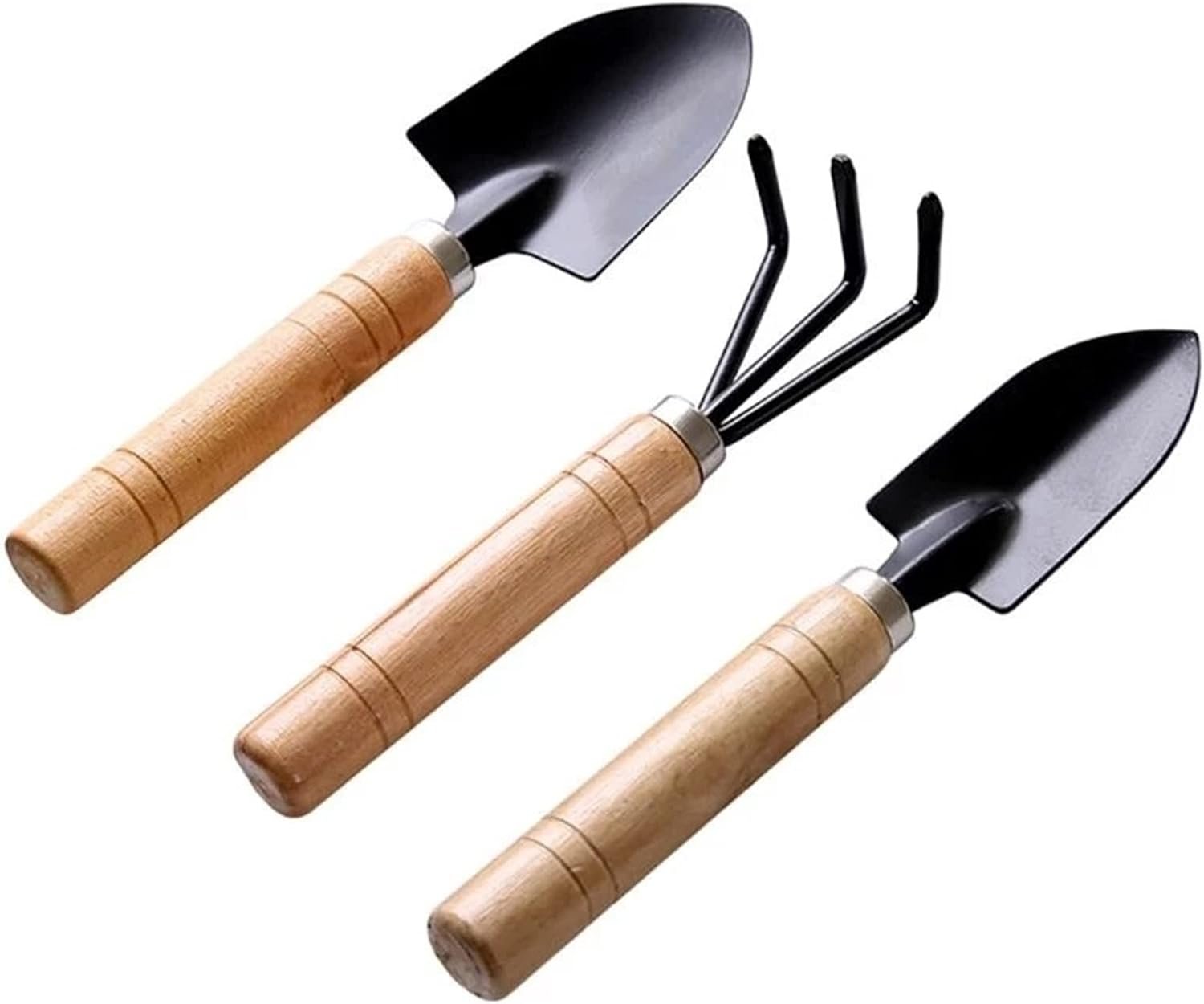 3pcs/Set Gardening Gadgets for Grow Vegetables and Flowers Potted Plant 3pcs/Set Gardening Gadgets for Grow Vegetables and Flowers Potted Plant Gardening Tools Rake Shovel Balcony for Gardens
