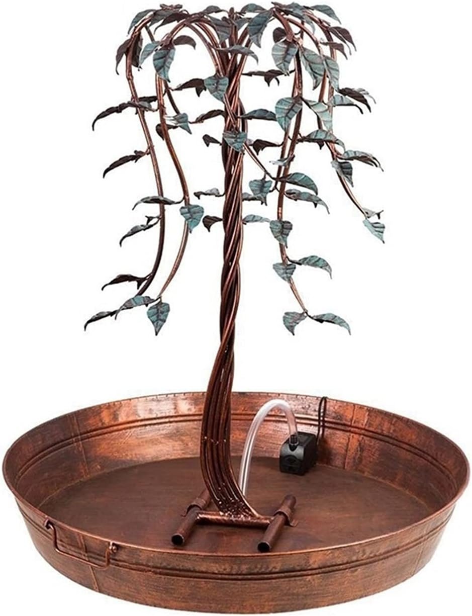 Classic Desktop Fountain Indoor Water Fountain Tree Garden Courtyard Balcony Classic Desktop Fountain Indoor Water Fountain Tree Garden Courtyard Balcony Decoration Waterfall Fountain Waterscape Home Ornaments Meditation Fountain