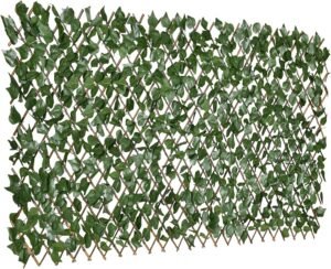 DearHouse Fence Privacy Screen for Balcony Patio Outdoor,Decorative Faux Ivy Fencing Panel,Artificial Hedges (Single Sided Leaves)