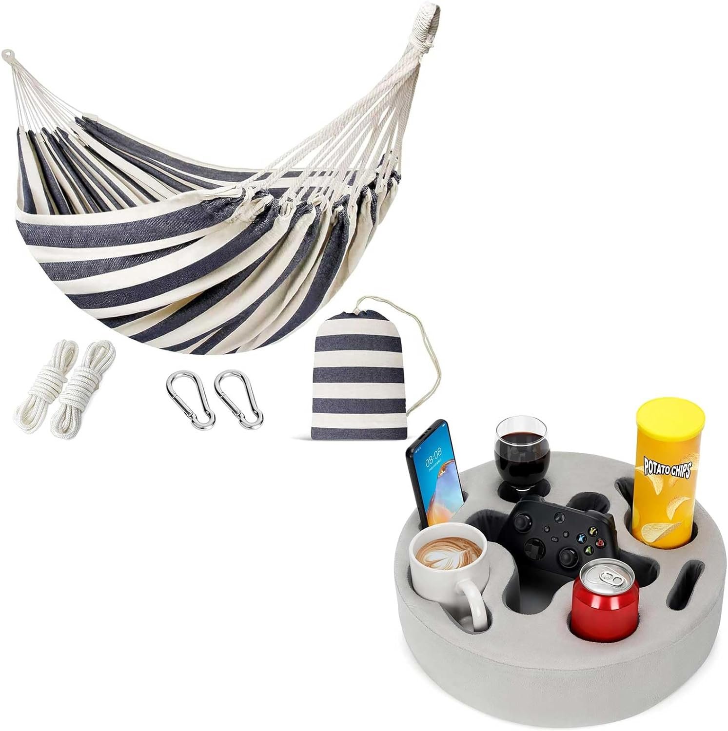 Double Hammock and Couch Cup Holder Double Hammock and Couch Cup Holder