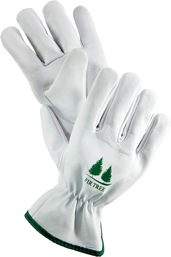 FirTree Brand Leather Work Gloves. Goatskin Utility Gloves for Garden and Outdoor Work. SIZES ARE 1-PACKS.