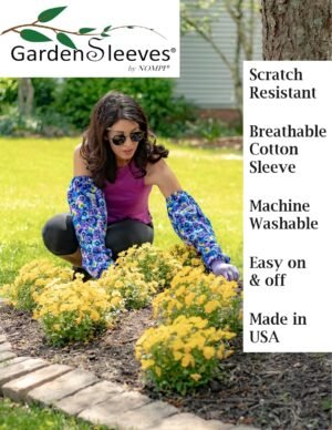 GARDENSLEEVES Anti-Scratch Sleeve Long Gardening Glove for Women farmers arm protection from ivy oak sumac