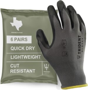 Gardening Gloves for Men & Women - Cut Resistant, Breathable, Touchscreen Fit Yard Gloves, Garden Gloves Men