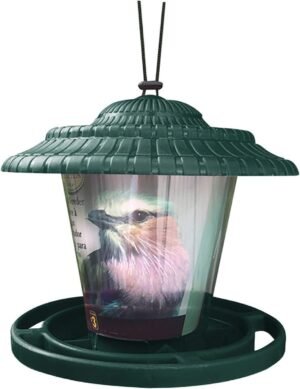 Hummingbird Feeders for Outdoors 2024 Bird Feeder 4 Feeder Ports with Perch Easy Clean and Fill,Large Capacity Plastic Hanging Large Bird Feeder for Backyard Patios Garden Decor Outdoor