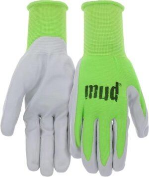 MUD Everyday Women's High-Dexterity Reinforced Synthetic Leather Palm Work Gloves