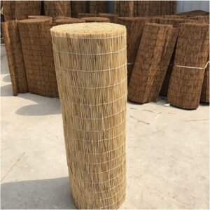 Natural Reed Fencing Balcony Privacy Screen, Garden Privacy Fence Screening Roll,Apartment Reed Fence Privacy Border, Bamboo Screen Panels Decorative Backyard Divider for Outdoor Patio Pond Tiki Bar (