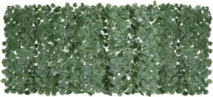 ZENY Artificial Ivy Privacy Fence Screen Fake Leaves Vines Grass Wall, 98''x39'' Privacy Fence Hedges Screen for Patio Garden Balcony Privacy, Decorative Garden Fence