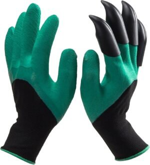 1 Pair Gardening Gloves with Claws Garden Tools One Size Fits Most