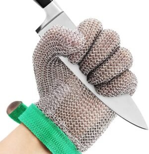 1pcs Cut Resistant Stainless Steel Glove Metal Mesh Anti Cutting Kitchen Chef Glove Gardening Hand Protect