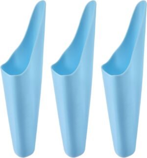 3 Pack Gardening Shovel Cup - Digging and Transplanting, Apply to Indoor/Garden/Balcony Plants (8.8 Inch, Blue)