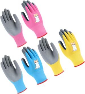 3 Pairs Planting Gloves Heavy Duty Gardening Gloves Pruning Gloves for Garden Gloves for Garden Working