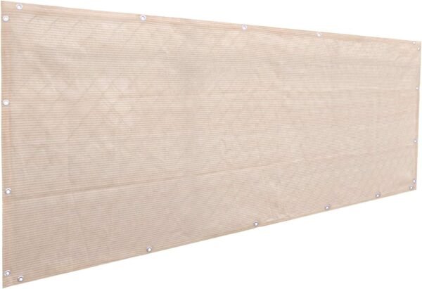 Alion Home© Elegant Privacy Screen for Backyard Deck, Patio, Balcony, Fence, Porch. (35''x9'10'') Banha Beige