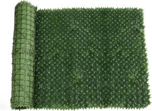 Balcony Privacy Screen | Artificial Foliage Screening Roll | Outdoor Balcony Screen Faux Foliage Balcony Barrier Synthetic Privacy Fence Faux Fence for Balcony