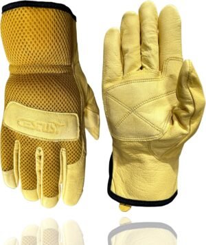 Cestus EZ Landscape, Leather Work Gloves, Gardening Gloves, Breathable