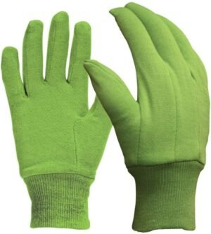 Digz M Jersey Cotton Garden Green Gardening Gloves