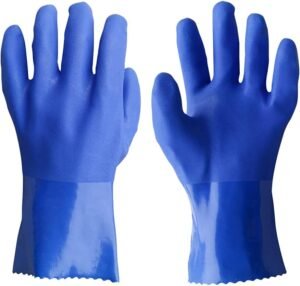 FUFU Gloves 5 Pairs of Nitrile Gloves, Men's and Women's Gardening Gloves, Anti-stab and Non-Slip Work Gloves, Suitable for Gardens, Courtyards