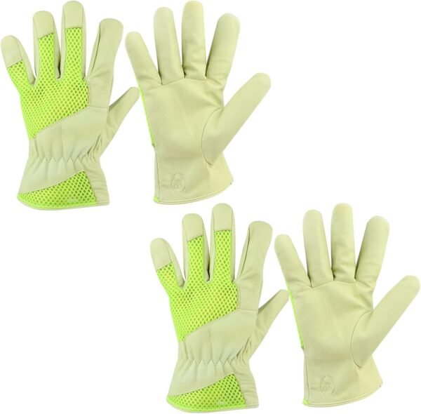 Gardening Gloves for Women Thorn Proof 2 Pairs, Ladies Gardening Gloves, Multi Purpose Womens Gardening Gloves