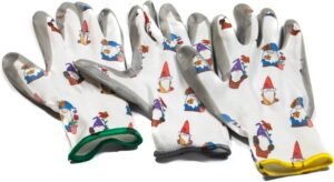 Gnome Inspired Gardening Gloves for outdoor use