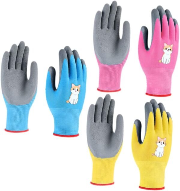 INOOMP 3 Pairs Cut Resistant Gloves Planting Protective Gloves Protective Gloves for Worker Thick Gardening