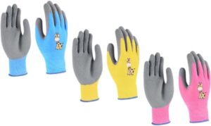 Milisten 3 Pairs Planting Protective Gloves Gardener Gloves Gardening Gloves Pruning Gloves for Garden