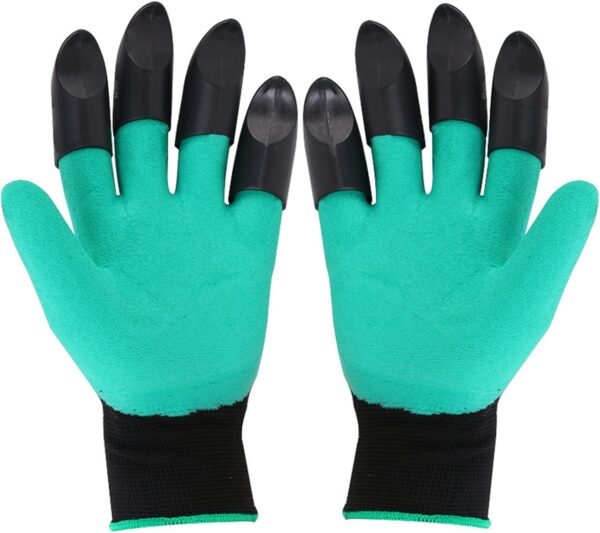 Non-slip Gardening Gloves with Plastic Claws for Digging, Garden Shovel protect hands, Outdoor Yard Work Thumb Tools Glove