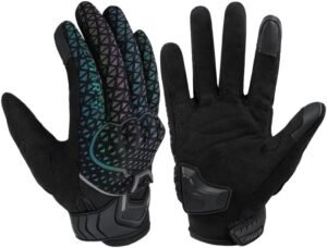 PHEZEN 2pcs Outdoor Riding Gloves Breathable Gloves Anti-Slip Gloves Full Finger Touchscreen Gloves All-Purpose Gloves