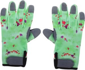 POPETPOP 1 Pair Gardening Gloves Wear-resistant Sheepskin Protection Work Fishing