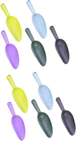 SUPVOX 10 Pcs Gardening Soil Shovel Transplanting Shovel Planting Trowel Household Garden Shovel Kids Tools Bonsai Tools Balcony Garden Shovel Garden Spade Hand for Spatula Scale Plastic