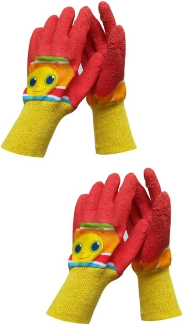 Sosoport 2 Pairs Gardening Tools for Kids Garden Tools for Kids Protective Lawn Gloves Lightweight Gloves Kids