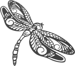 Toddmomy Dragonfly Wall Decor Metal Dragonfly Sculpture Dragonfly Garden Decor Outdoor Hanging Wall Art for Patio Yard Fence Outside Backyard Balcony