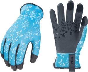 Vgo... Gardening Gloves for Women,Puncture-proof,Thornproof,Safety Work Gloves for Weeding,Digging,Touchscreen