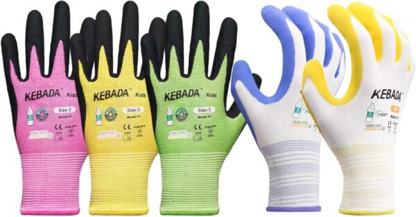 Women Garden Gloves with Kids Gardening Gloves, Bundle Together for More Saving