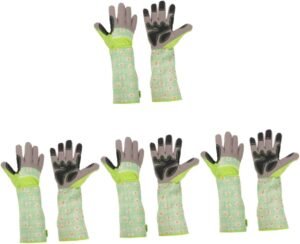 Yardwe 2 Pairs gardening gloves men's gloves men work gloves men's work gloves garden hand protector gloves