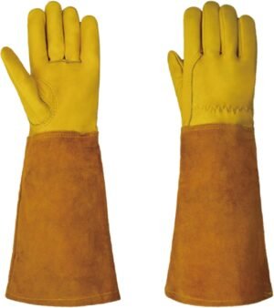 gardening gloves leather, thorn proof, anti-cutting, puncture proof, anti-bite, anti-scratch, work safe, waterproof