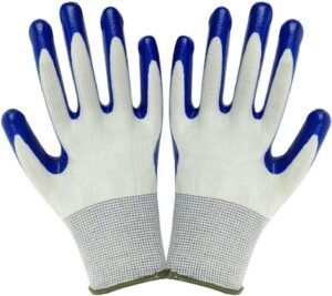 Durable Waterproof Outdoor Gardening Protective Gloves Working Safety Gloves (Color : 8)