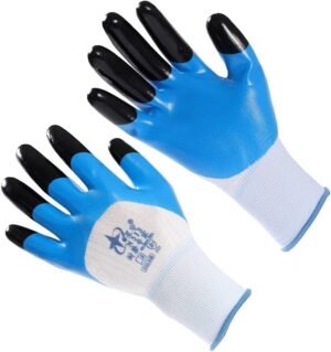 FUFU Gloves 10 Pairs of Flexible Stab-Proof Gardening Gloves, Heavy Lifting Gloves, Comfortable Working Gloves, Suitable for Gardens and Courtyards