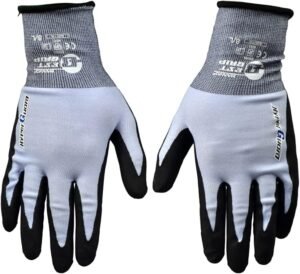 FUFU Gloves Gardening Gloves,Nitrile Gloves,Comfortable and Soft,Breathable Fit,Scratch-Resistant Garden Work Gloves,Machinery,Repair