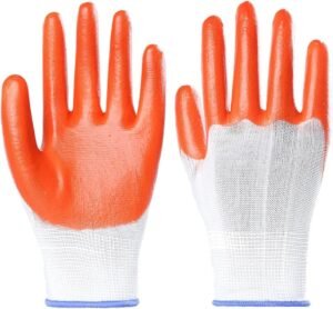 FUFU Gloves Gardening Safety Gloves, Protective Gloves, High Performance, Firm Grip, for Hand Protection, Gardens and Outdoors
