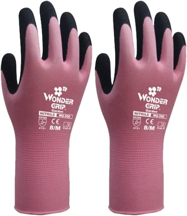 FUFU Gloves Pink Gardening Gloves, Multi-Purpose Gloves, Anti-stab and Non-Slip, Ideal Gardening Gifts (Size : M)