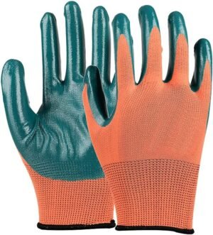 FUFU Gloves Powerful Gardening Gloves, Comfortable Fit, Lightweight and Nylon, Machine Washable, 3 Colors (Color : B)