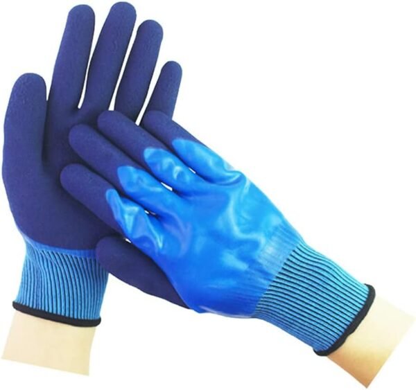 Gardening Gloves,3 Pairs of Waterproof Gardening Gloves, wear-Resistant Non-Slip Latex Frosted and Breathable Gloves