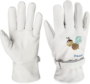 Gardening Gloves,Gardening Leather Gloves, Home Garden Labor Insurance handling Defloration Gloves-L