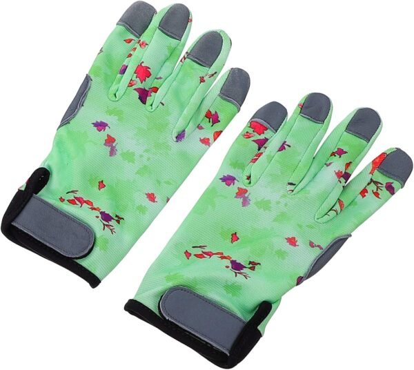 Happyyami 1 Pair Outdoor Mitten Gardening Garden Gloves Planting Work Tools