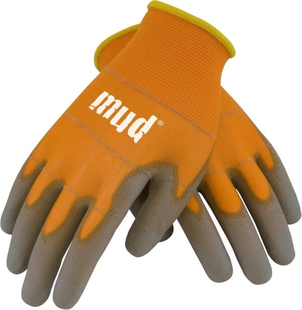 MUD Smart Work Gardening Glove Orange - Large 028O/L Smart Device Ready