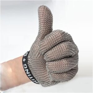 Metal Cut Resistant Gloves Outdoor Gardening Protective Work Gloves for Left and Right Hands, 6 Sizes (Size : 1 Piece/S)